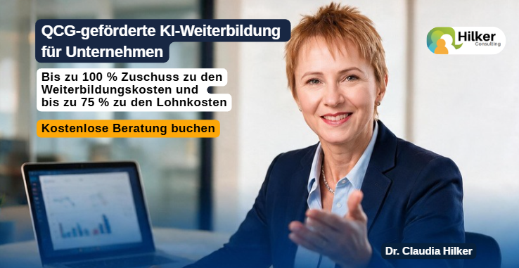 Geförderte KI Weiterbildung für Unternehmen_CTA