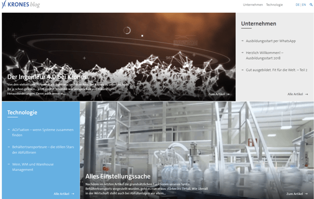 Best Practice Blog Krones