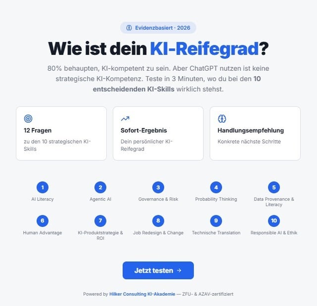 KI Reifegrad messen
