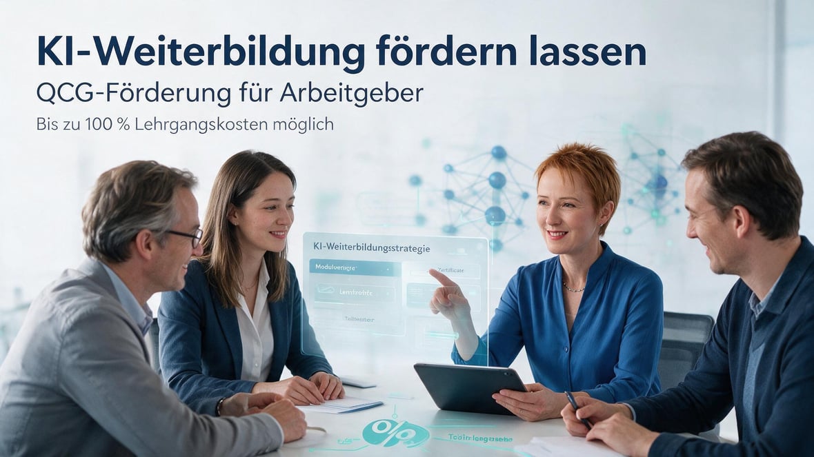 KI Weiterbildung QCG Förderung