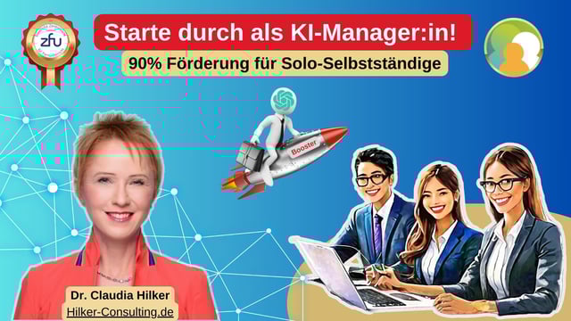 KI-Managerin quer gold jpg