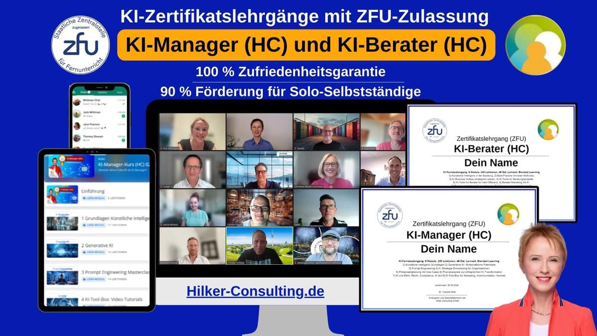 KI-Kurse von Hilker Consulting